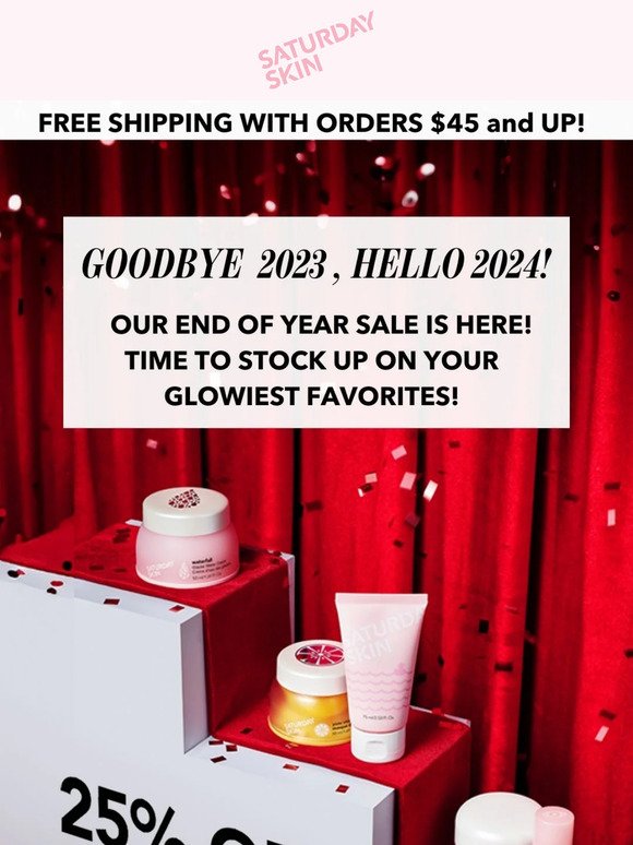 our END OF YEAR sale is here!