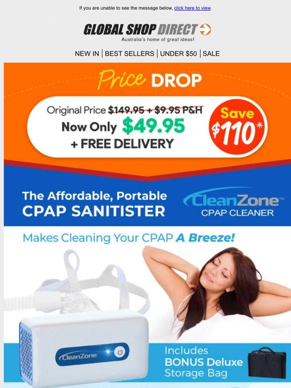 PRICE DROP: Clean Zone Now Only $49.95!