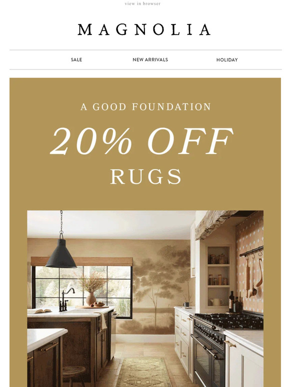 Magnolia Email Newsletters Shop Sales, Discounts, and Coupon Codes