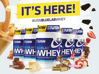 Image of USN Blue Lab 100 Percent Whey Premium Protein 908g