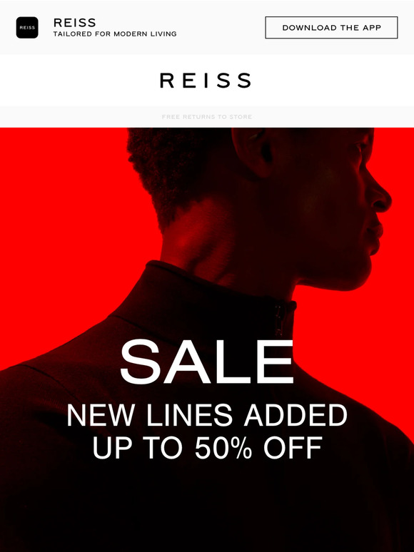 Reiss UK Email Newsletters Shop Sales, Discounts, and Coupon Codes