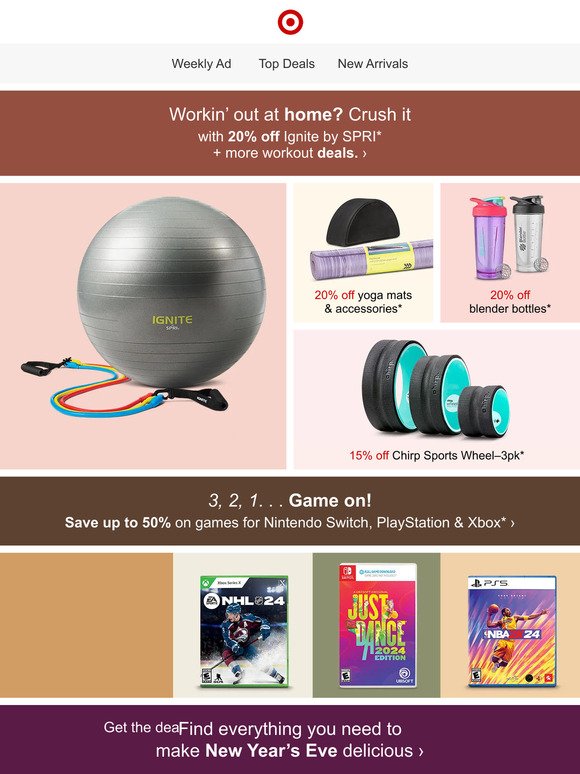 Crush your home workouts with deals on all the essentials.