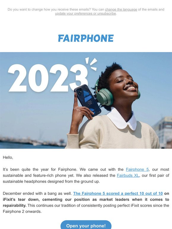 Fairphone had a blast in 2023.