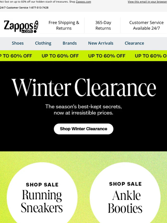 Zappos email sign up Clearance