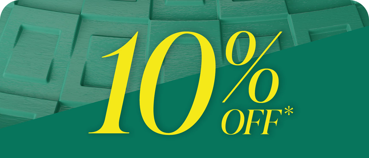10% off*