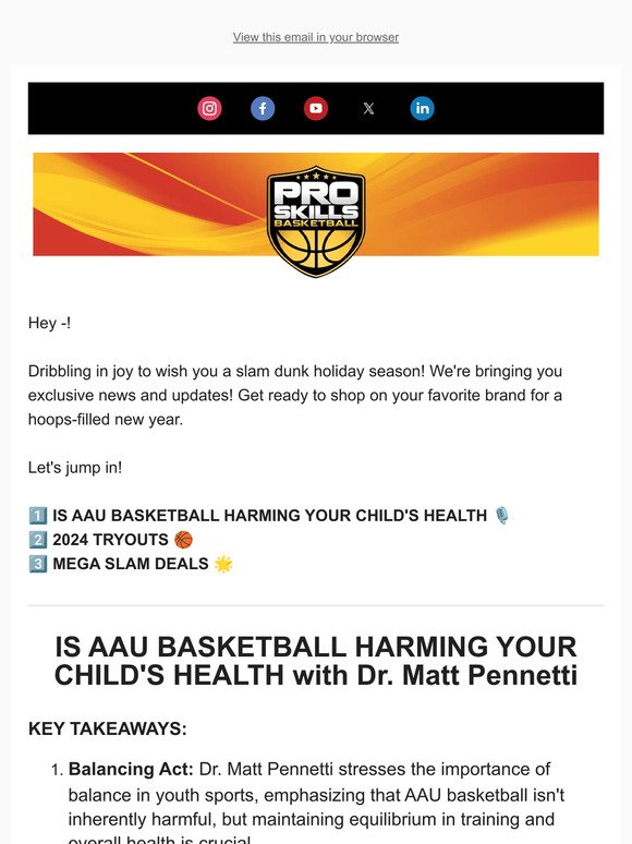 Youth Basketball Wellness: Insights from Dr. Pennetti & Our Holistic Approach