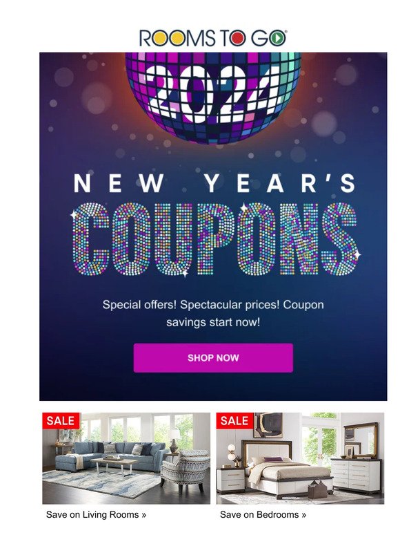 Showstopping New Year's Coupons are here!