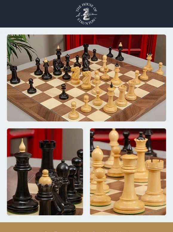 Our Featured Chess Set of the Week - The Circa 1940 Soviet Club Series Chess Pieces - 4.0" King