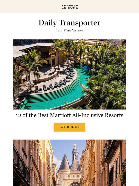 Travel + Leisure Club 12 of the Best Marriott AllInclusive Resorts Milled