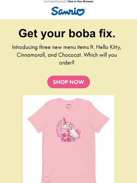 Get your boba fix 🧋