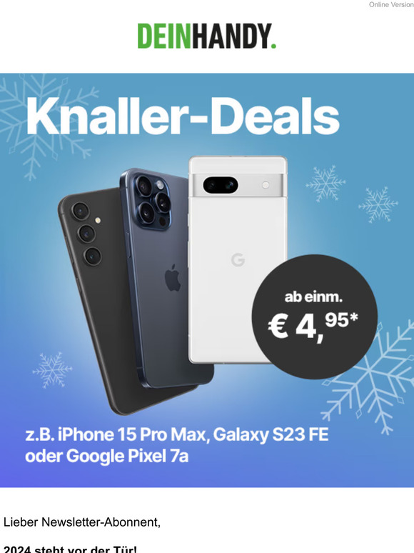 Die besten Smartphone-Deals zum Jahreswechsel