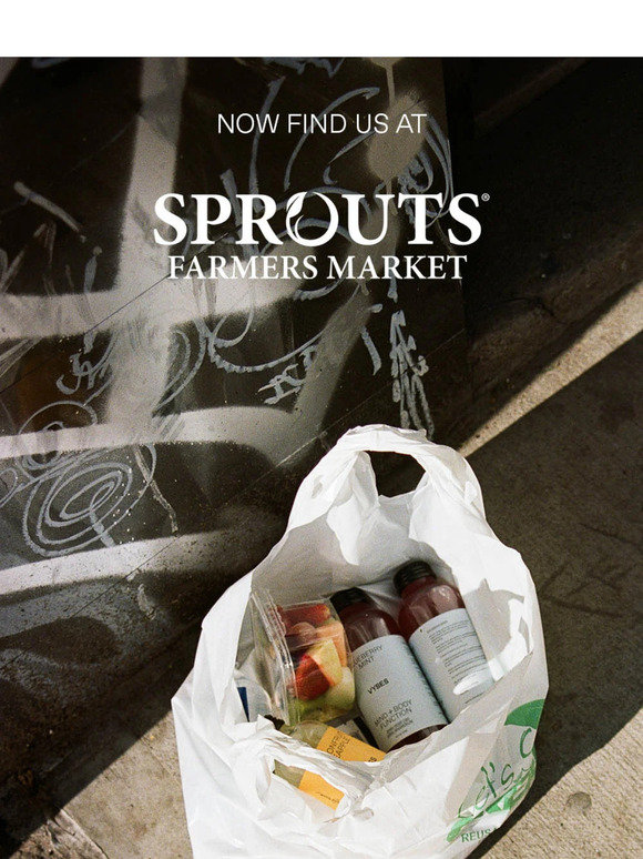 GET US AT SPROUTS