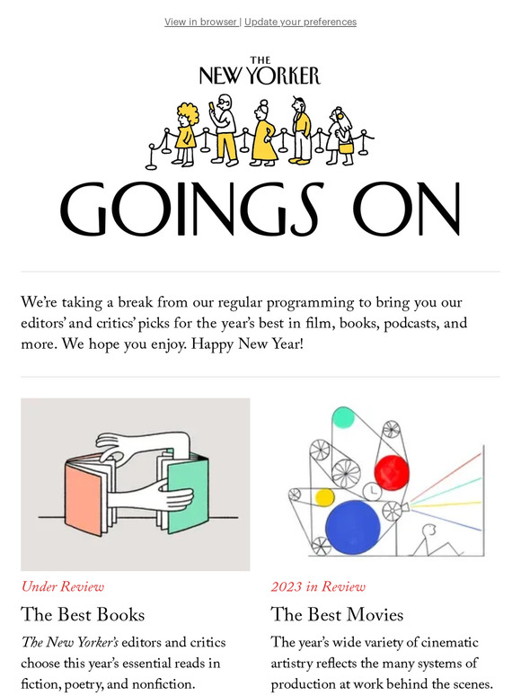 The New Yorker: Goings On: The Best of 2023