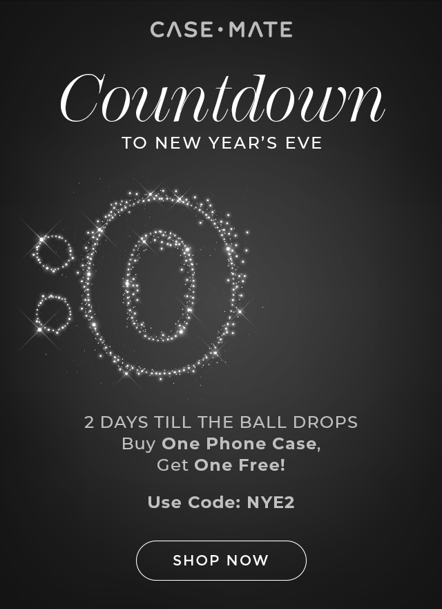 CaseMate 2 Days Till New Year’s Eve BOGO… Milled