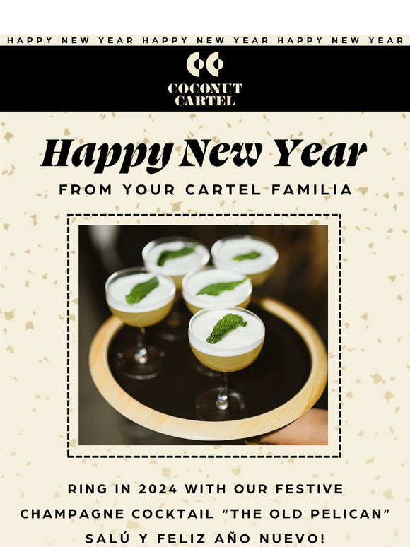 Coconut Cartel 2024 Countdown Cocktail Inside🍾 Milled