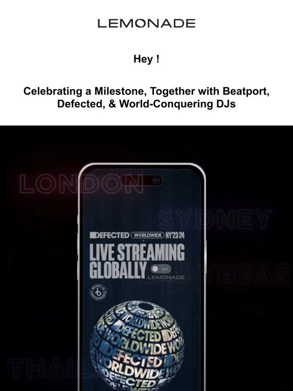 Celebrating a Milestone, Together with Beatport, Defected, & World-Conquering DJs