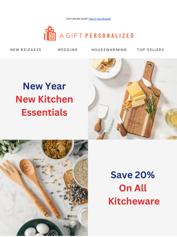 Save 20% On Kitchen Essentials