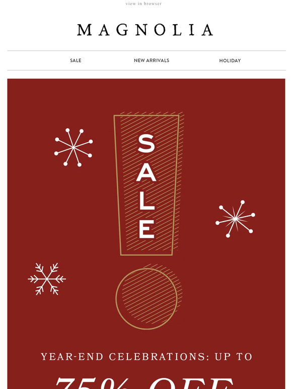 Magnolia Email Newsletters Shop Sales, Discounts, and Coupon Codes