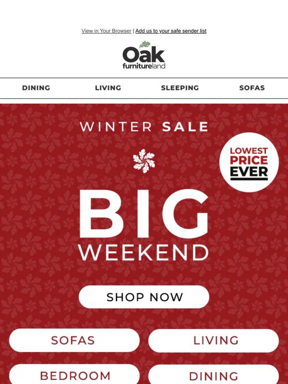 Our Big Weekend deals are here