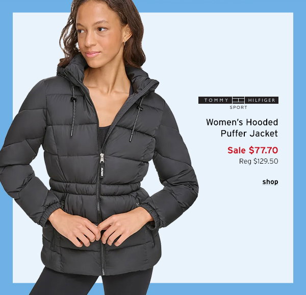 Tommy Hilfiger Women's Hooded Puffer Jacket - Click to Shop