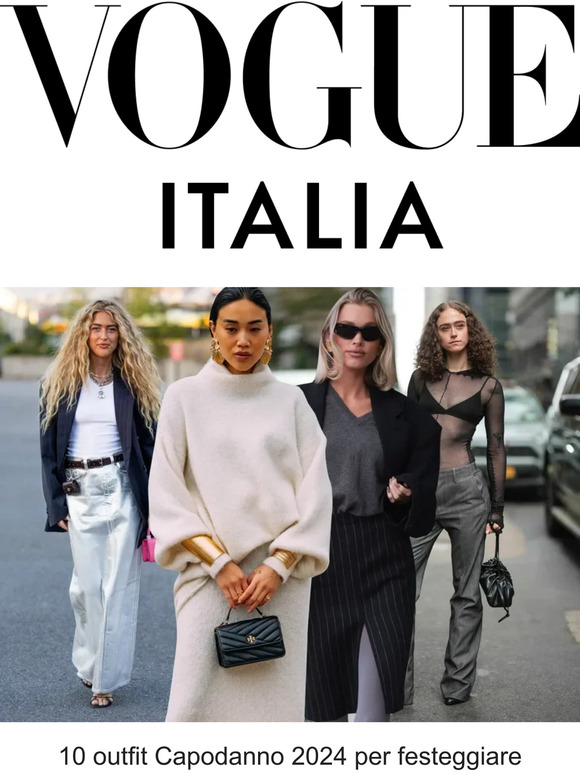 Shop Vogue IT: 10 look consigliati dalla redazione e i sandali (sì, i  sandali!) per Capodanno