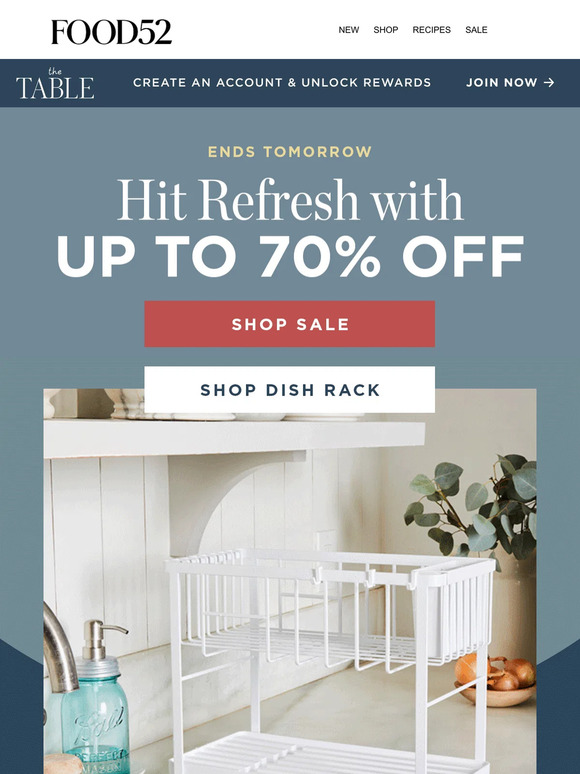 Food52 Email Newsletters Shop Sales, Discounts, and Coupon Codes