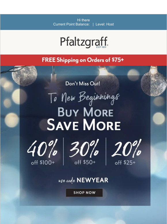 Pfaltzgraff.com Black Friday Sale: Extra 30% Off Sitewide Starts Today