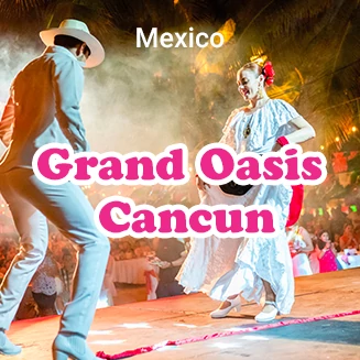Best Beach-O-Tainment: Grand Oasis Cancun & The Pyramid Cancun. Book Now