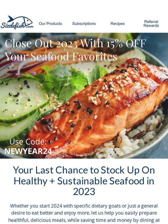 Your Last Chance to Save on Pure Natural Seafood this Year!