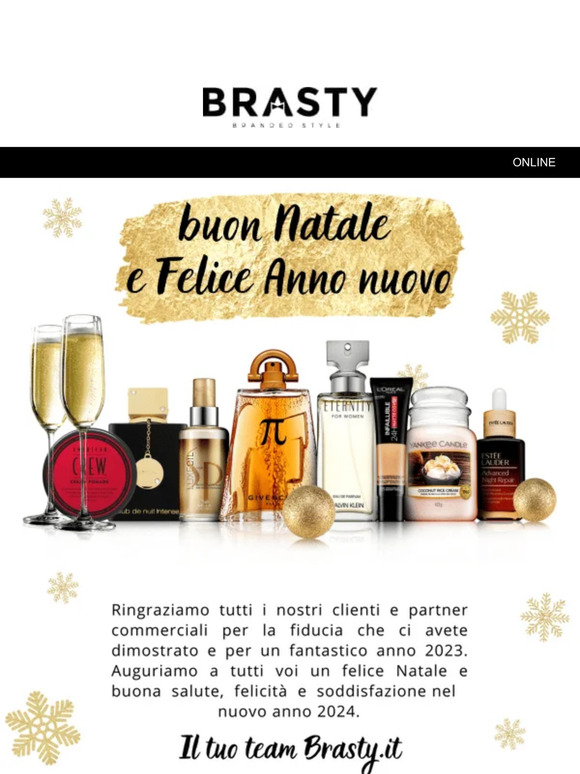 Brasty.it vi augura un felice anno nuovo