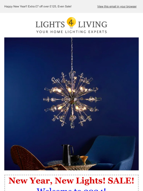 New Year, New Lights! Welcome to 2024 with a new Voucher Code 💡🍾