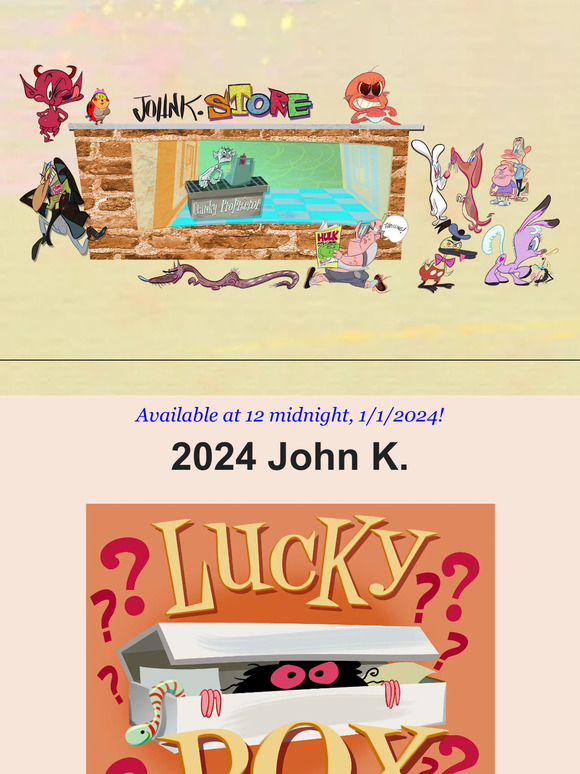 Don't Miss John K. 2024 Lucky Box on 1/1  🎉