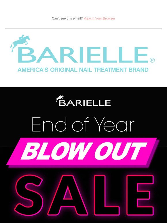 Ends tonight! End of Year Blowout Sale!