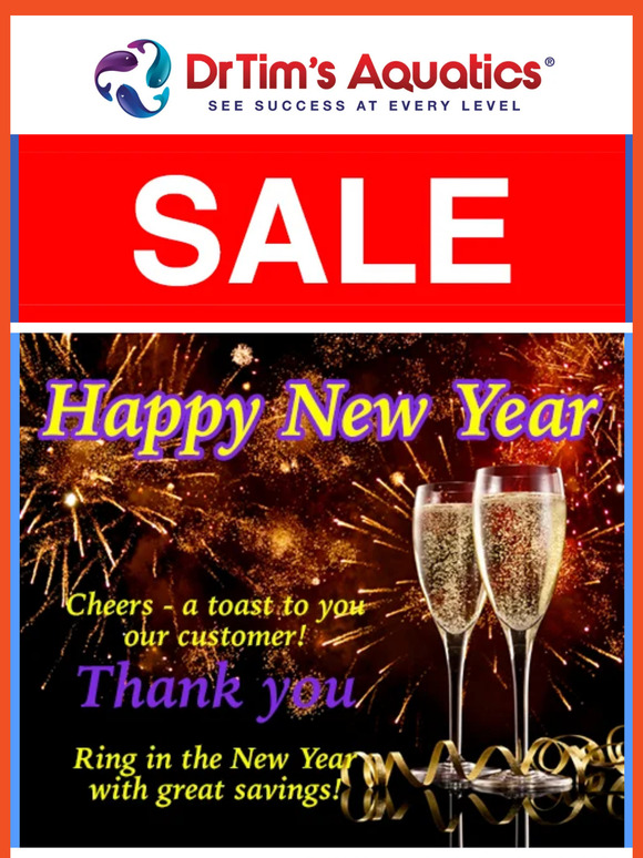HAPPY NEW YEAR | 33% Off Site Wide on DrTim's*, Reptile Systems and ASF
