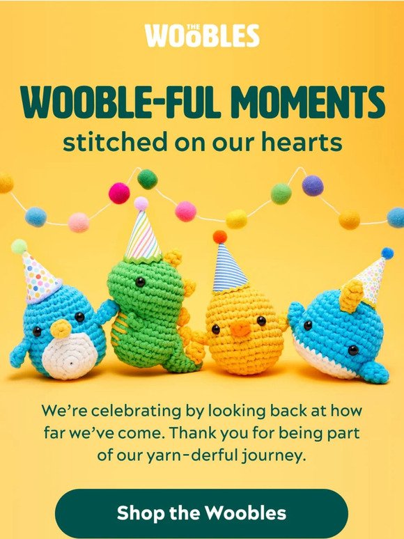 The Woobles Email Newsletters: Shop Sales, Discounts, and Coupon Codes