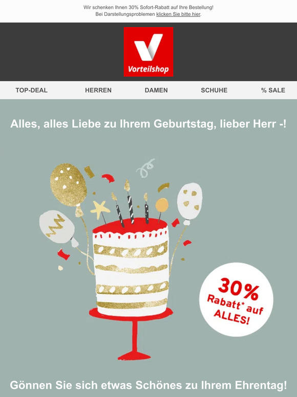 🎉 Happy Birthday, lieber Herr —!