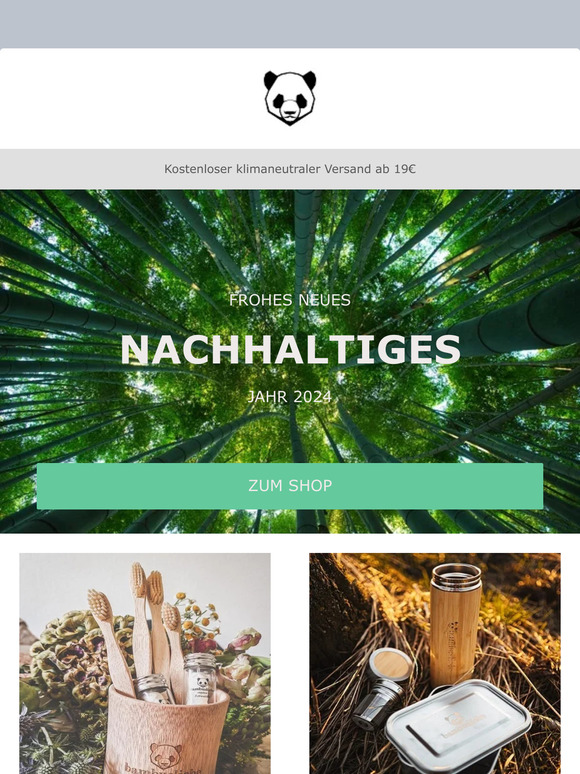 Wir wünschen dir von Herzen ein nachhaltiges Jahr 2024 🍀