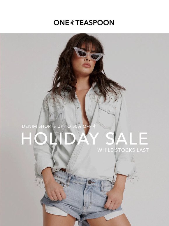 DENIM SHORTS SELLING FAST | 50% off almost everything