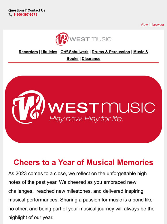 West Music 🎉 Starting 2024 with a Bang! 🎉 SNEAK PEEK at What We’re