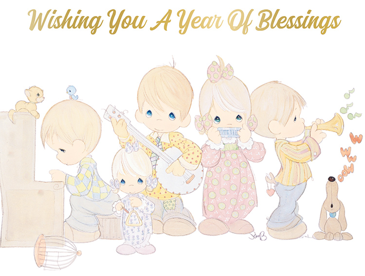 Precious Moments: Happy New Year From Precious Moments | Milled