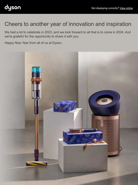 Dyson Happy New Year from Dyson Milled