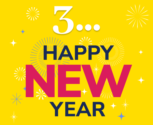 3... 2... 1... HAPPY  NEW YEAR!