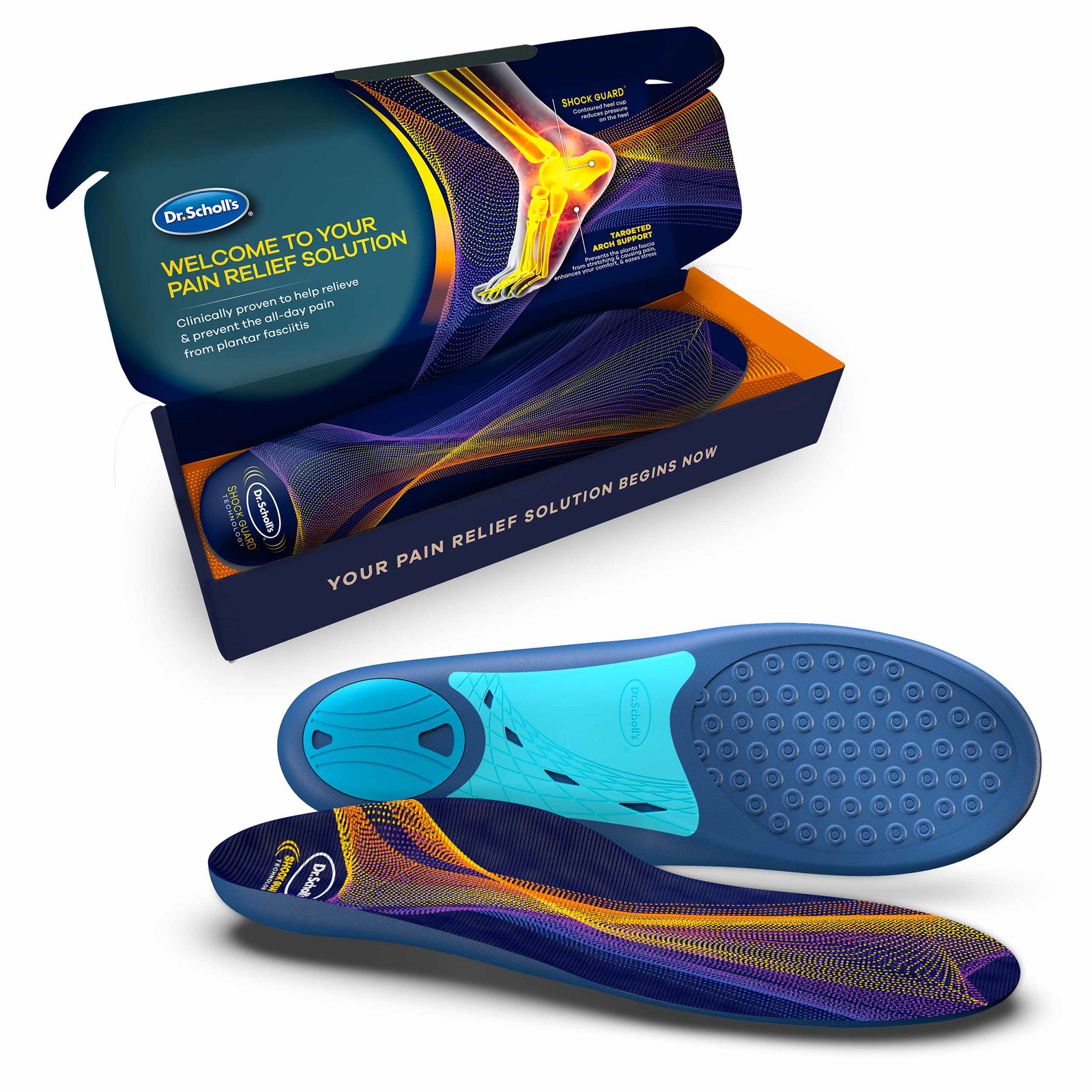 Image of Plantar Fasciitis Pain Relief Sized to Fit Insoles