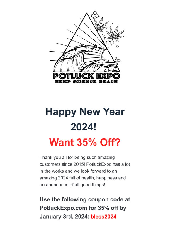 Big Discount Coupon| Happy New Year!