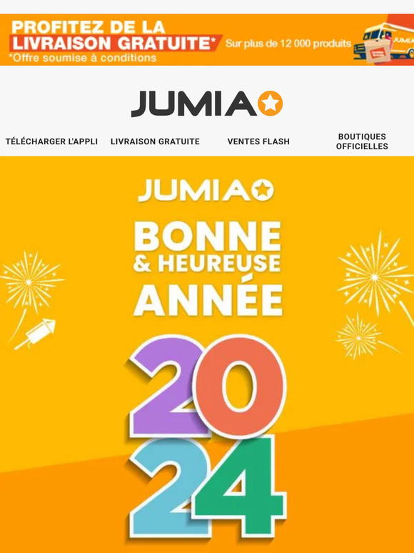 Jumia Maroc 2 Bonne année 2024 🎉 Avec plein de super commandes 🛍 et de