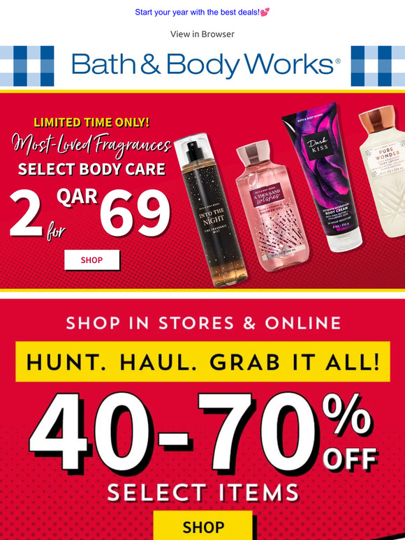 Bath & Body Works Qatar HAPPY NEW YEAR!😍 Milled