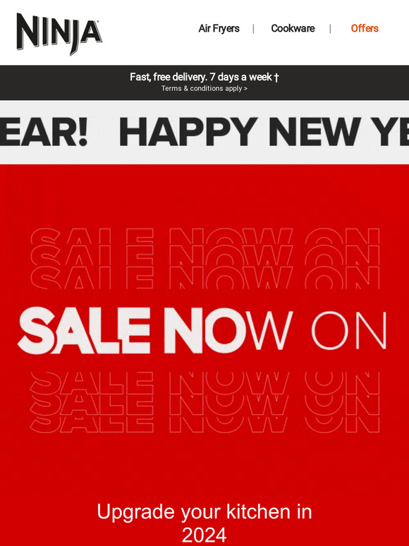 Ninja Kitchen UK Happy New Year! Add to your Ninja collection in 2024
