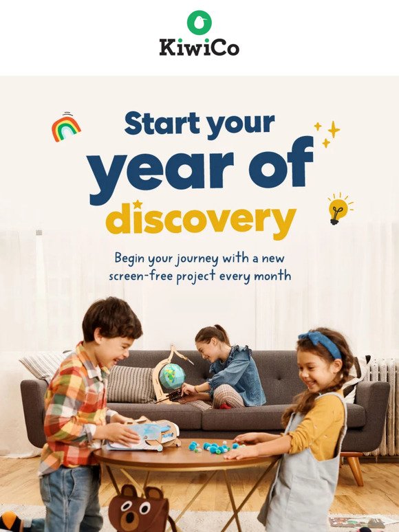 Kick off a year of discovery!