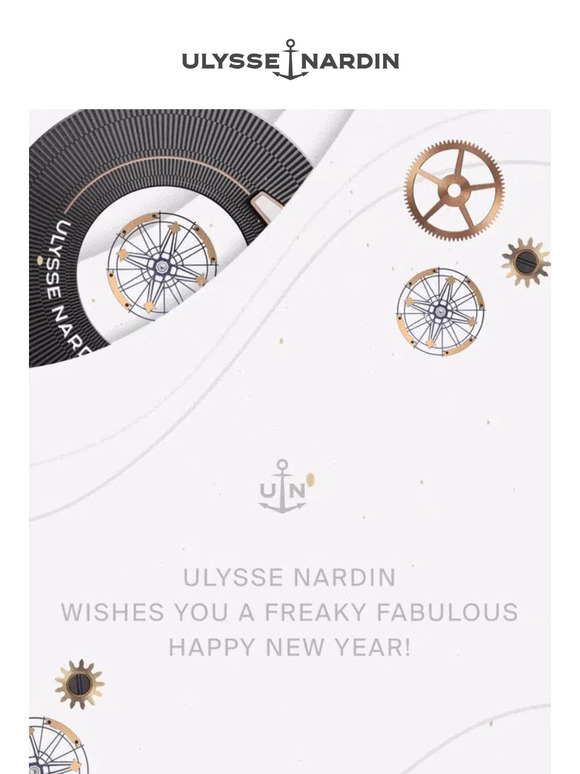 Get ready for a Freaky stylish 2024 with Ulysse Nardin. Happy New Year!