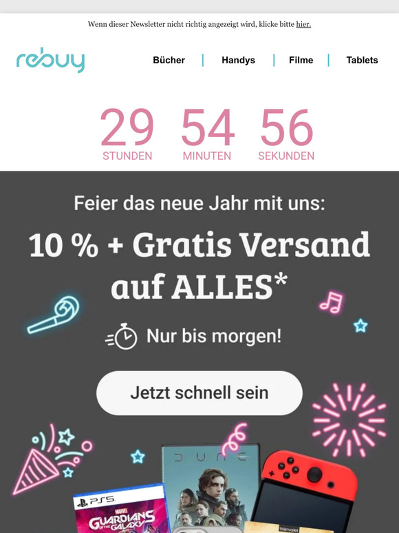 Endet morgen: Unser Special-Neujahrskracher! 🎆